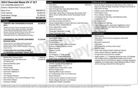 Photos of 2024 Chevrolet Blazer EV LT for sale in Omaha, NE at Gregg Young Chevrolet of Omaha