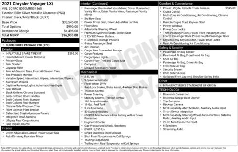 Photos of 2021 Chrysler Voyager LXI for sale in Omaha, NE at Gregg Young Chevrolet of Omaha
