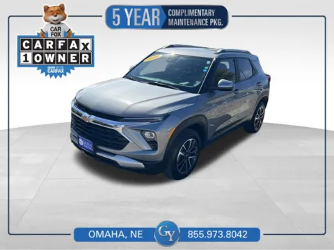 Gray 2025 Chevrolet TrailBlazer LT for sale in Omaha, NE