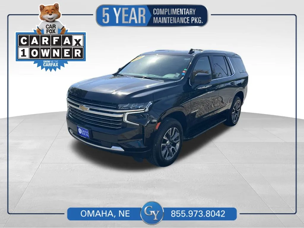Black 2021 Chevrolet Tahoe LT for sale in Omaha, NE