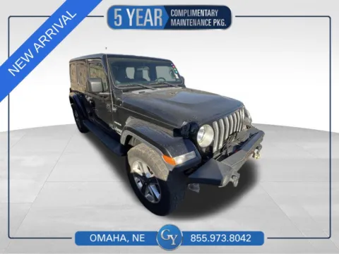 Black 2019 Jeep Wrangler Unlimited Sahara for sale in Omaha, NE