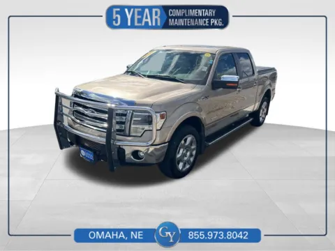 Beige 2013 Ford F-150 Lariat for sale in Omaha, NE