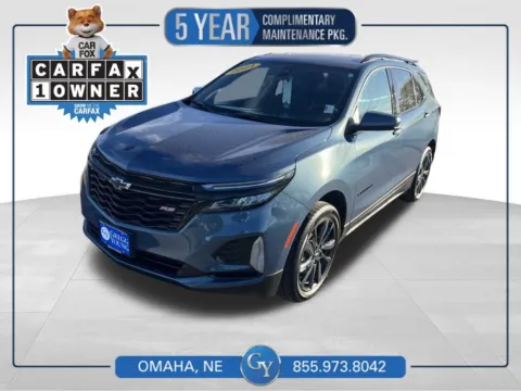 Blue 2024 Chevrolet Equinox RS for sale in Omaha, NE