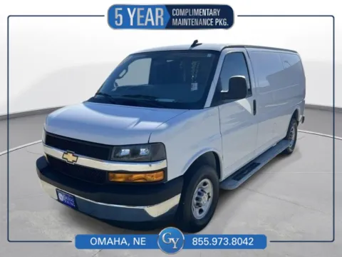 White 2024 Chevrolet Express Cargo Van Work Van for sale in Omaha, NE