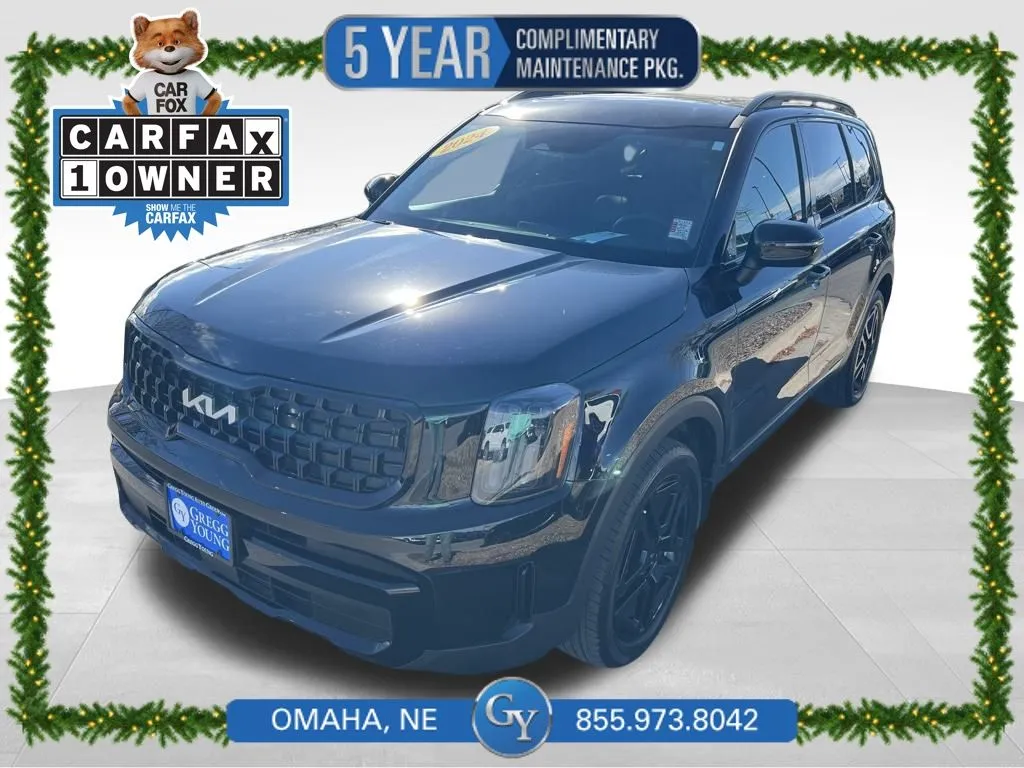 Black 2024 Kia Telluride EX X-Line for sale in Omaha, NE