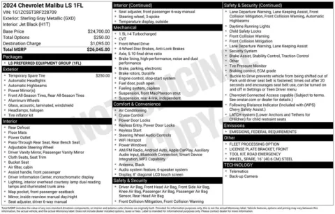 Photos of 2024 Chevrolet Malibu LS for sale in Omaha, NE at Gregg Young Chevrolet - Omaha