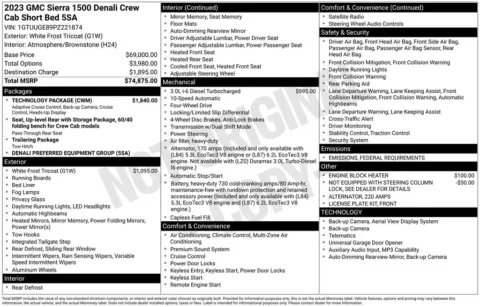 Photos of 2023 GMC Sierra 1500 Denali for sale in Atlantic, IA at Gregg Young Atlantic