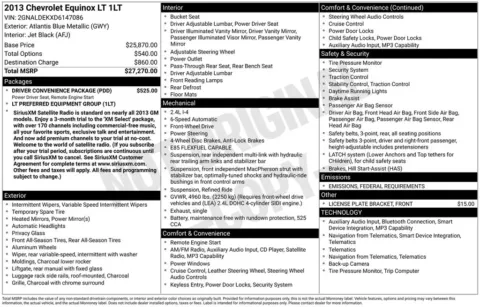 Photos of 2013 Chevrolet Equinox LT for sale in Atlantic, IA at Gregg Young Atlantic