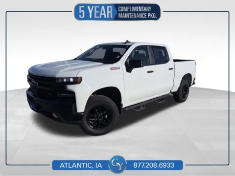 White 2019 Chevrolet Silverado 1500 LT Trail Boss for sale in Atlantic, IA