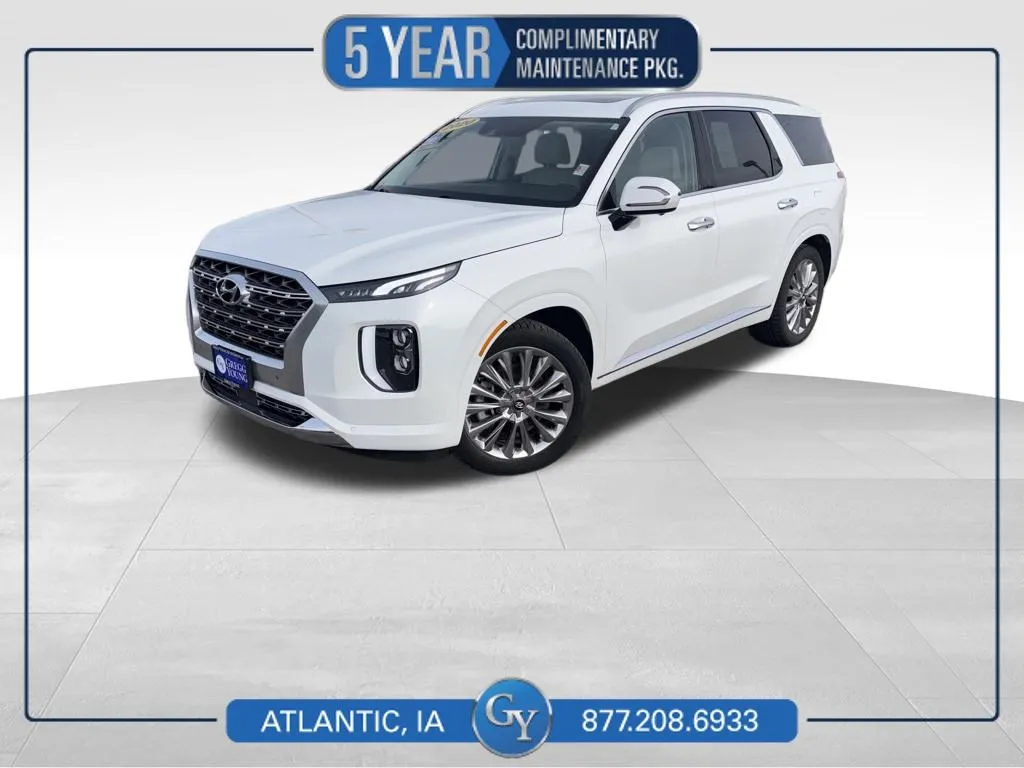 White 2020 Hyundai Palisade Limited for sale in Atlantic, IA