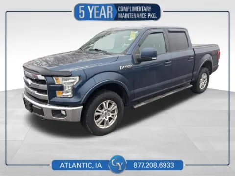 Blue 2016 Ford F-150 Lariat for sale in Atlantic, IA