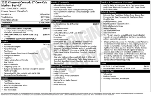 Photos of 2022 Chevrolet Colorado LT for sale in Atlantic, IA at Gregg Young Atlantic