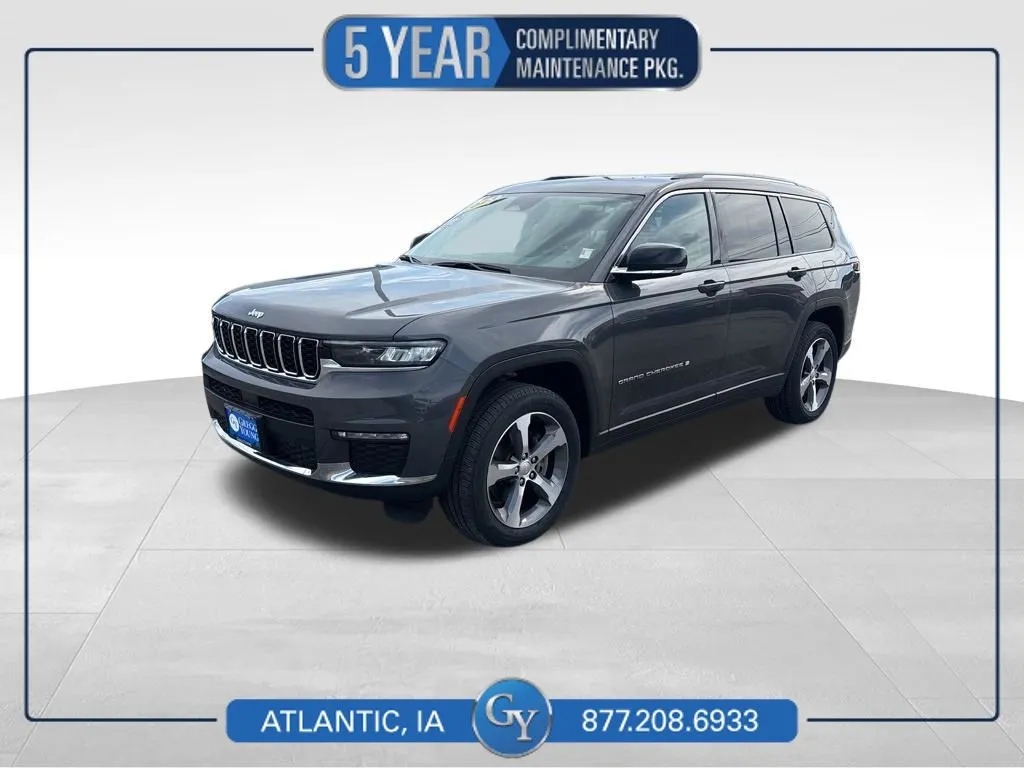Gray 2023 Jeep Grand Cherokee L Limited for sale in Atlantic, IA