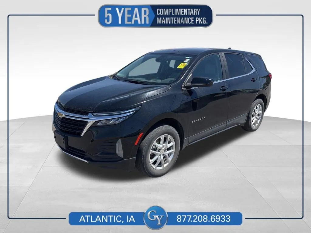 Black 2022 Chevrolet Equinox LT for sale in Atlantic, IA