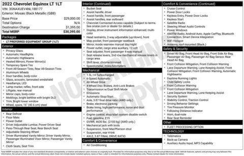 Photos of 2022 Chevrolet Equinox LT for sale in Atlantic, IA at Gregg Young Chevrolet GMC Atlantic