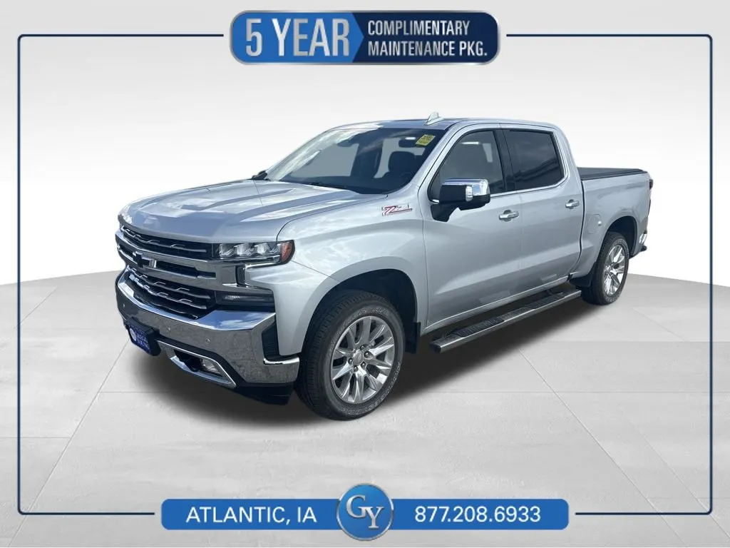 Silver 2022 Chevrolet Silverado 1500 LTD LTZ for sale in Atlantic, IA