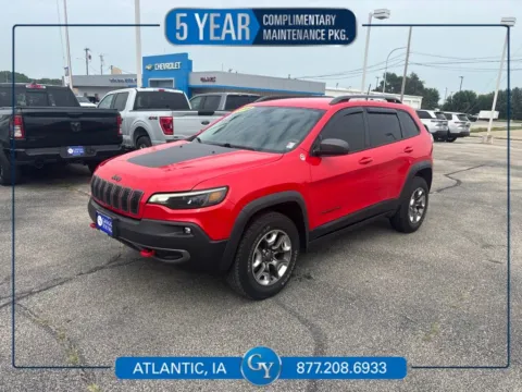 Red 2019 Jeep Cherokee Trailhawk for sale in Atlantic, IA