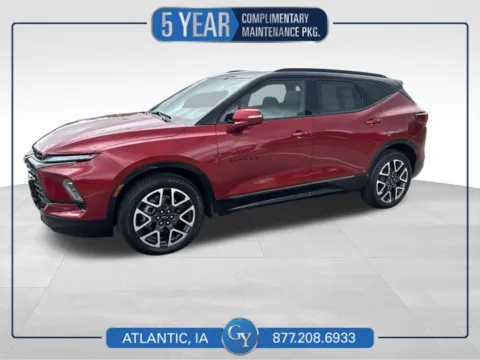 Red 2023 Chevrolet Blazer RS for sale in Atlantic, IA