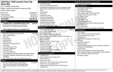 Photos of 2025 Ram 1500 Laramie for sale in Atlantic, IA at Gregg Young Chevrolet GMC Atlantic