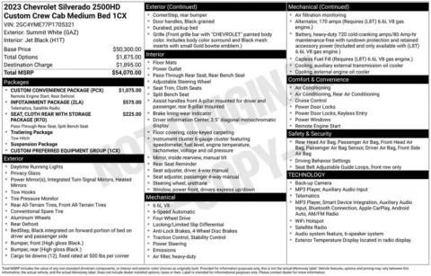 Photos of 2023 Chevrolet Silverado 2500 HD Custom for sale in Atlantic, IA at Gregg Young Chevrolet GMC Atlantic
