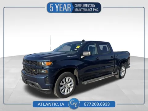 Blue 2022 Chevrolet Silverado 1500 LTD Custom for sale in Atlantic, IA