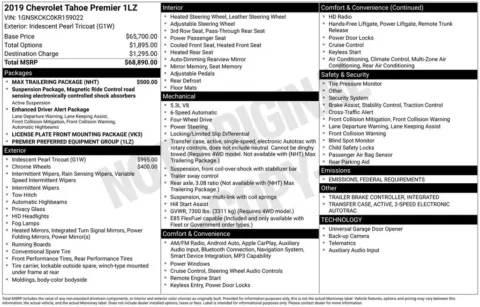 Photos of 2019 Chevrolet Tahoe Premier for sale in Atlantic, IA at Gregg Young Atlantic