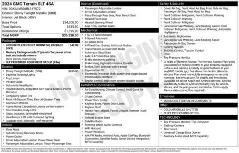 Photos of 2024 GMC Terrain SLT for sale in Atlantic, IA at Gregg Young Atlantic