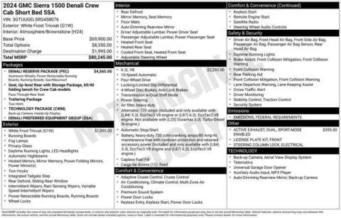 Photos of 2024 GMC Sierra 1500 Denali for sale in Atlantic, IA at Gregg Young Atlantic