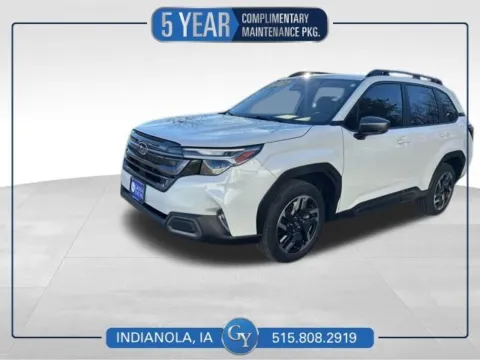 White 2025 Subaru Forester Limited for sale in Indianola, IA