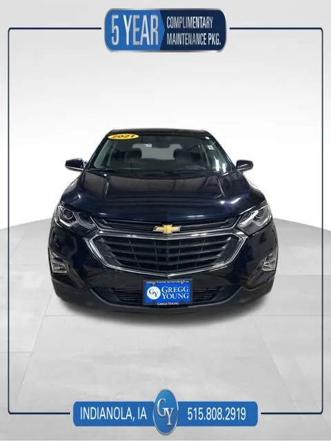 Blue 2021 Chevrolet Equinox LT for sale in Indianola, IA