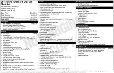 Photos of 2015 Toyota Tundra SR5 for sale in Indianola, IA at Gregg Young Buick GMC Indianola