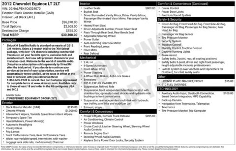 Photos of 2012 Chevrolet Equinox LT for sale in Indianola, IA at Gregg Young Buick GMC Indianola