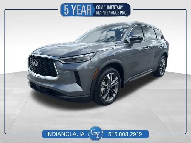 Gray 2024 INFINITI QX60 LUXE for sale in Indianola, IA