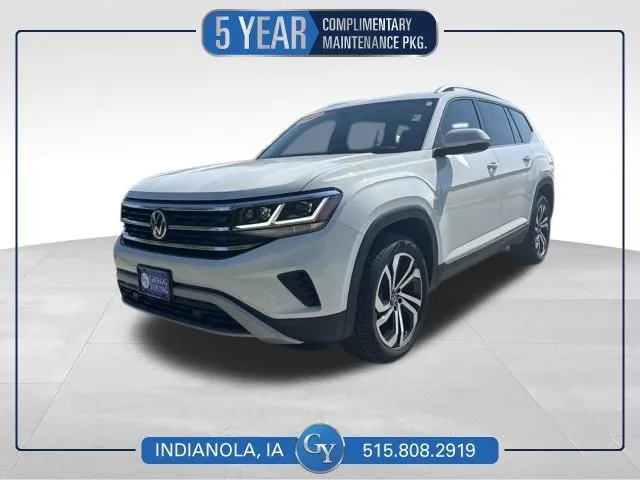 White 2022 Volkswagen Atlas 2.0T SEL for sale in Indianola, IA