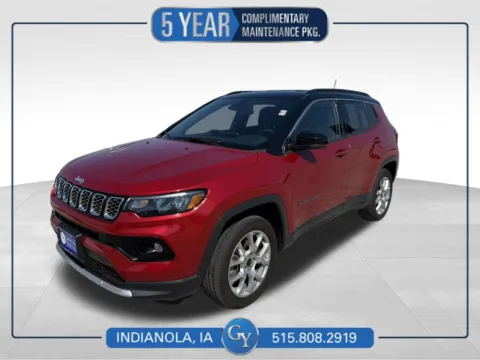 Red 2025 Jeep Compass Limited for sale in Indianola, IA