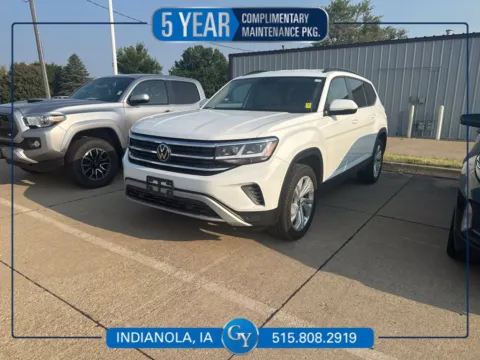 White 2023 Volkswagen Atlas 3.6L V6 SE w/Technology for sale in Indianola, IA