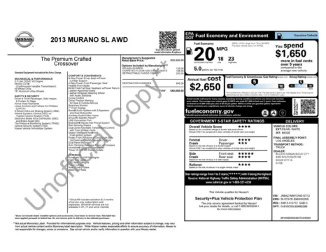 Photos of 2013 Nissan Murano SL for sale in Indianola, IA at Gregg Young Buick GMC Indianola