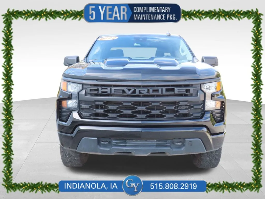 Black 2022 Chevrolet Silverado 1500 Custom Trail Boss for sale in Indianola, IA