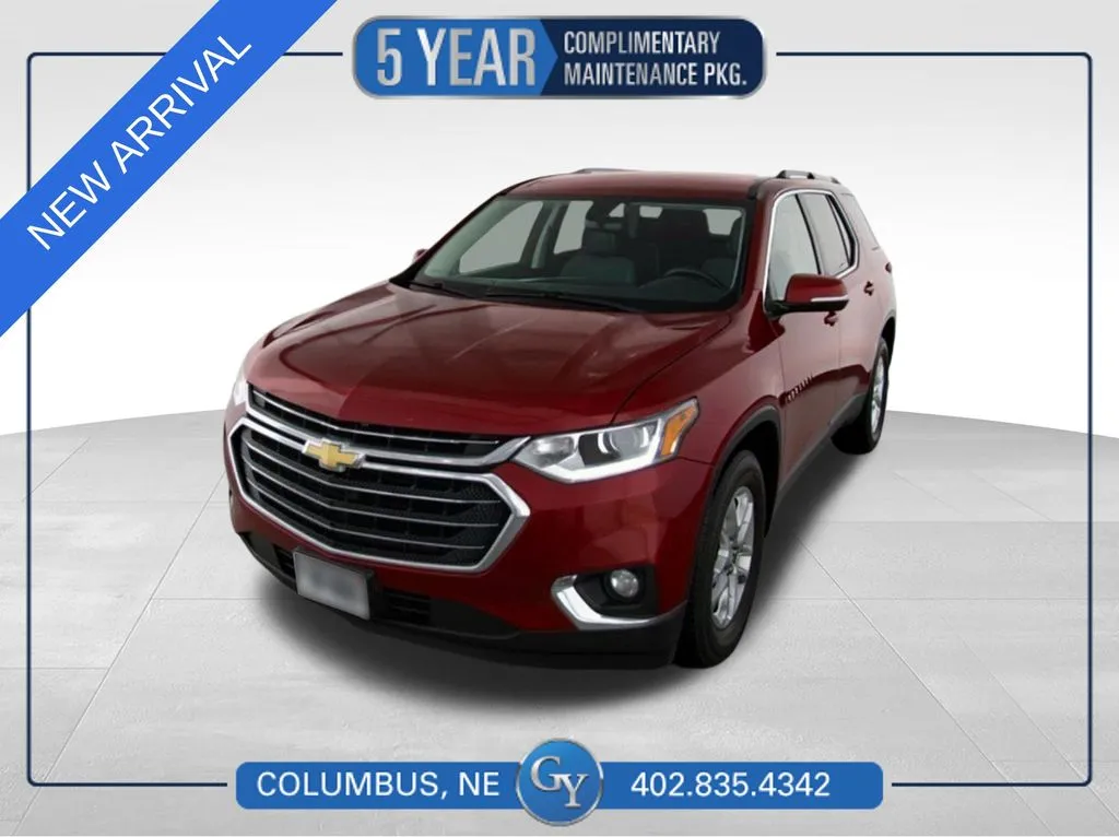 Red 2018 Chevrolet Traverse LT for sale in Columbus, NE