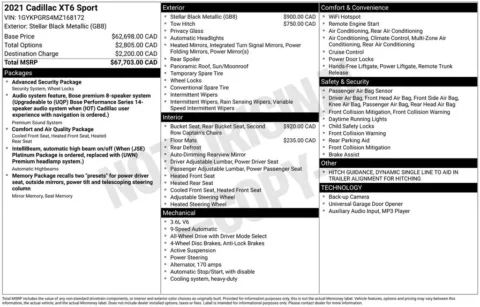 Photos of 2021 Cadillac XT6 Sport for sale in Columbus, NE at Gregg Young Chevrolet GMC of Columbus