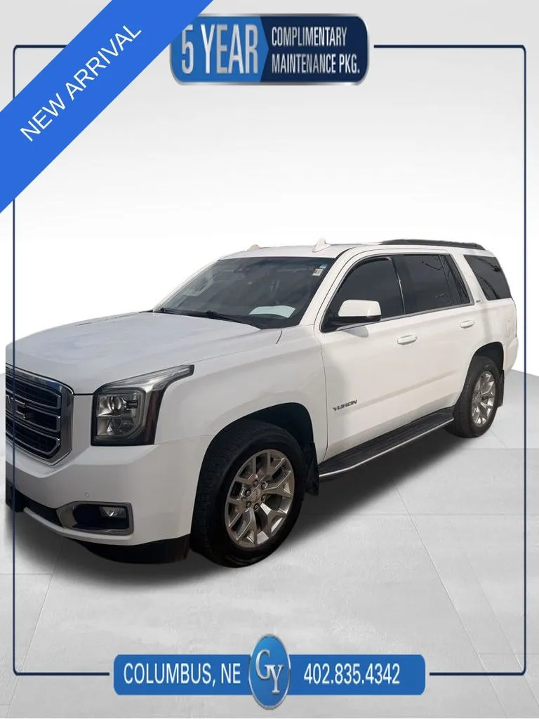 White 2017 GMC Yukon SLT for sale in Columbus, NE
