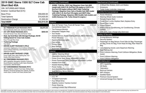 Photos of 2019 GMC Sierra 1500 SLT for sale in Columbus, NE at Gregg Young Chevrolet GMC of Columbus