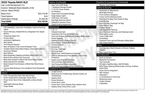 Photos of 2025 Toyota RAV4 XLE for sale in Columbus, NE at Gregg Young Chevrolet GMC of Columbus