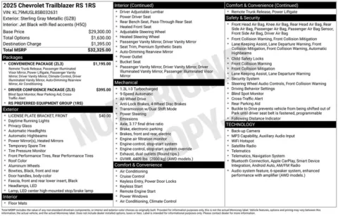 Photos of 2025 Chevrolet TrailBlazer RS for sale in Columbus, NE at Gregg Young Chevrolet GMC of Columbus