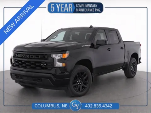 Black 2025 Chevrolet Silverado 1500 Custom for sale in Columbus, NE
