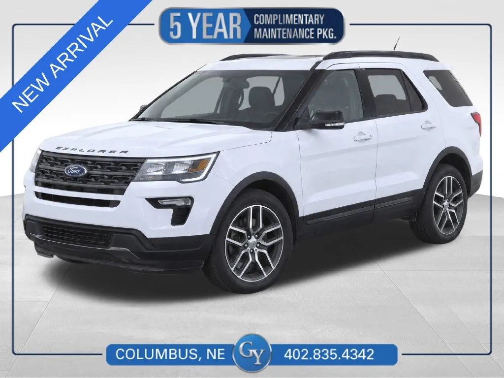 White 2018 Ford Explorer XLT for sale in Columbus, NE