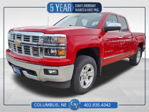 Red 2015 Chevrolet Silverado 1500 LTZ for sale in Columbus, NE