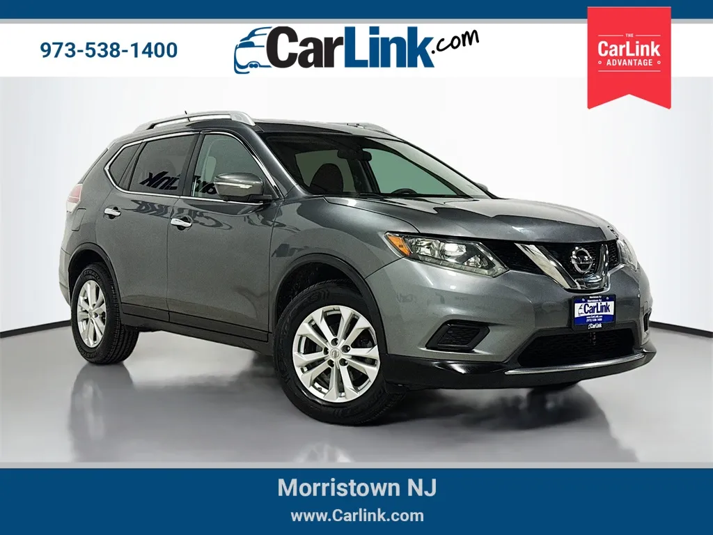 Gray 2015 Nissan Rogue SV for sale in Morristown, NJ
