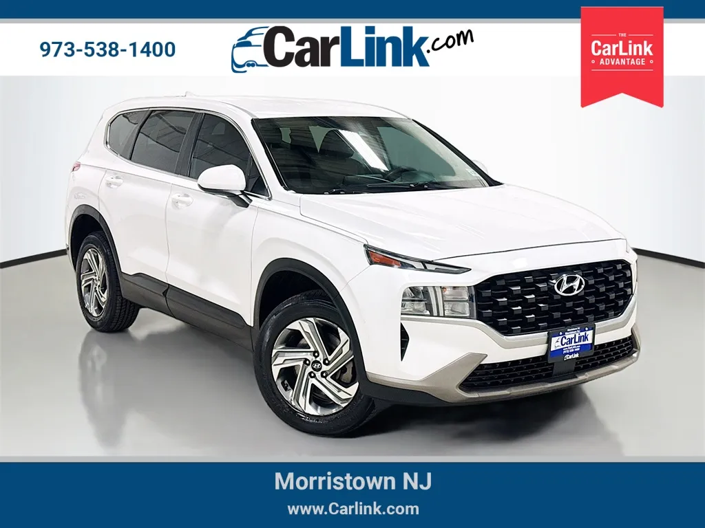 White 2022 Hyundai Santa Fe SE for sale in Morristown, NJ