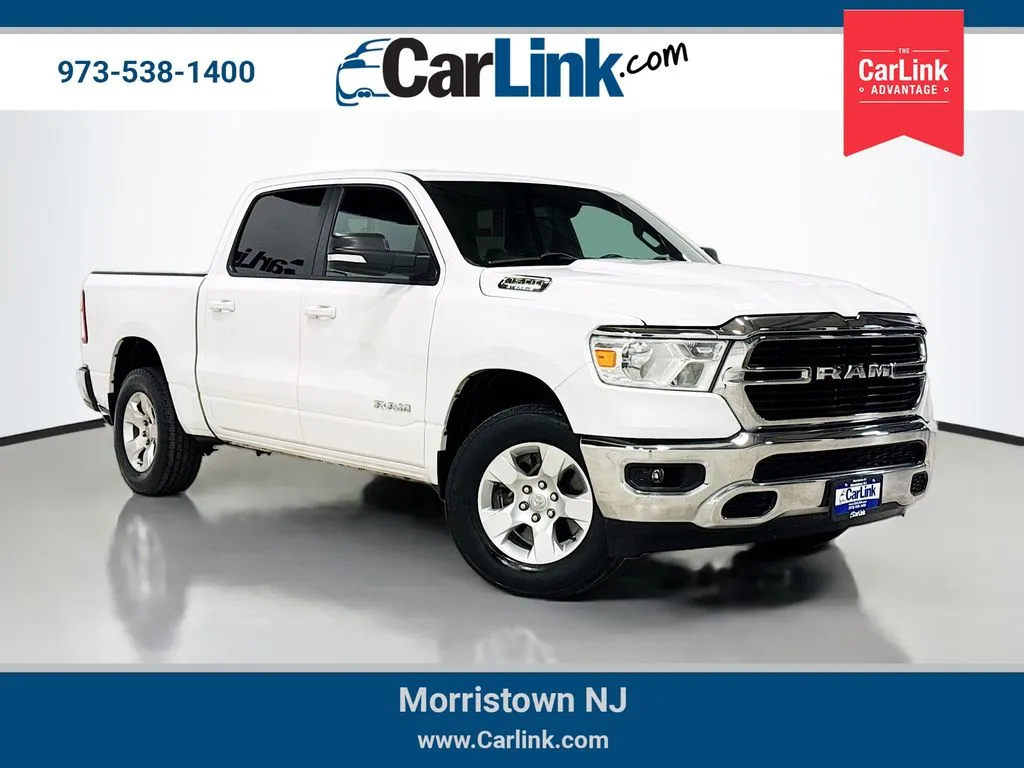 White 2021 Ram 1500 Big Horn/Lone Star for sale in Morristown, NJ